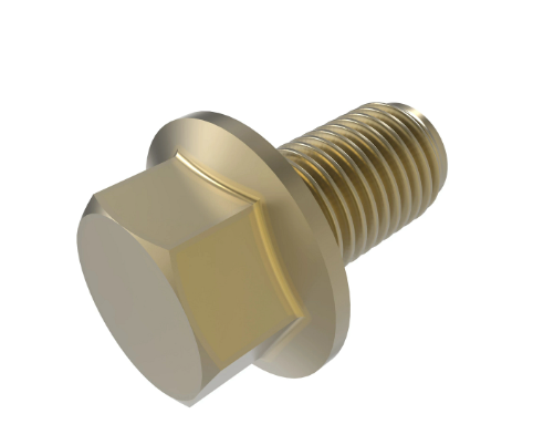 FLANŞLI CIVATA (Hexagonal Head Flanged Screw, M10 X 25)