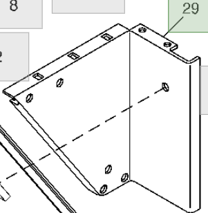 DESTEK PARÇASI (Support, Rear Hood) N198508