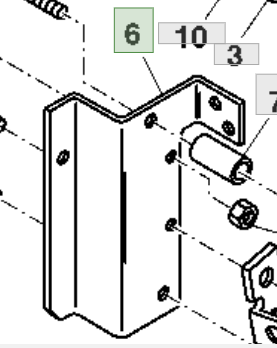 PEDAL DESTEĞI (Park Brake Pedal Support) N272179