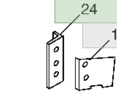 KLAVUZ ALT BAĞLANTISI (Guide Bottom Angle) N198821