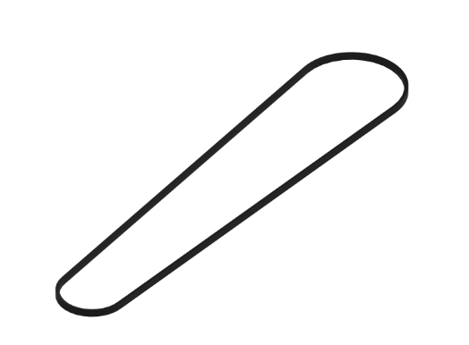 KAYIŞ (HA Section Lubrication Pump Drive V-Belt, Effective Length 1147.864 mm (45 inch))