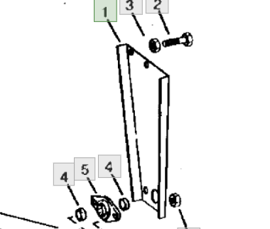DESTEK KANALI (Compactor Auger Support Channel, Left Side) N197928