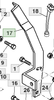 FREN PEDALI KOLU (Brake Pedal Lever) N272331