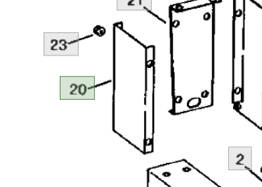 DESTEK KANALI (Compactor Auger Support Channel, Left Side) N278777