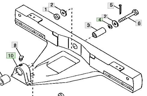  ARKA BEŞİK (Front Axle) AN272276