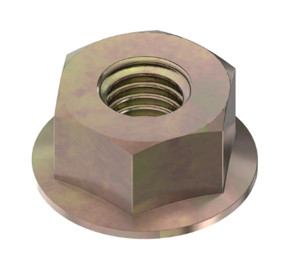M8 FLANŞLI SOMUN (Hexagonal Lock Nut, M8) E63525