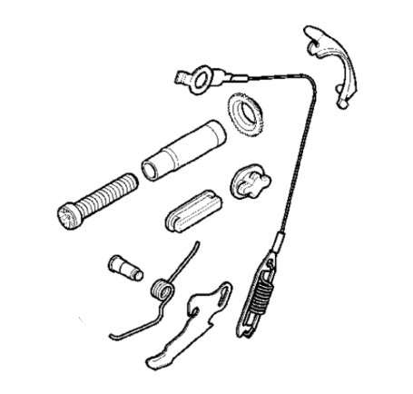 (A) KİT (Right Side Brake Adjuster Kit) AH131054