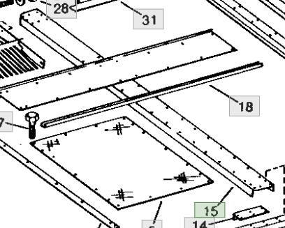 SEPET KAPAĞI VE ÜST DİREK (Basket Lid and Top Channel) AN274747