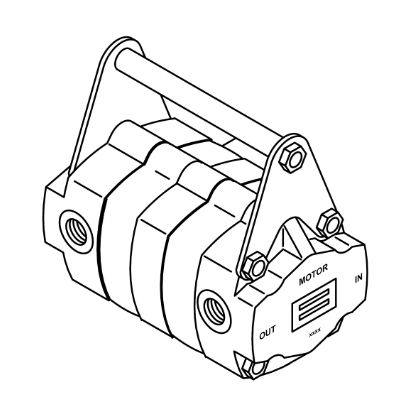 YAĞ POMPASI (Lubrication Transfer Hydraulic External Gear Pump) AN274488