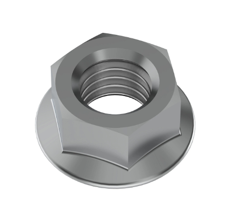 FİBERLİ SOMUN (Hexagonal Lock Nut, M6)