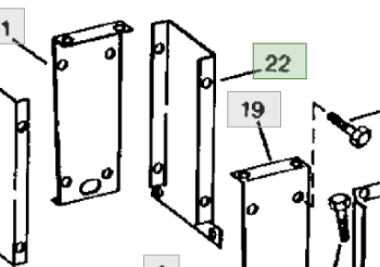 ÖN DİREK DESTEK KANALI (Front Post Compactor Channel, Left Side) N278778