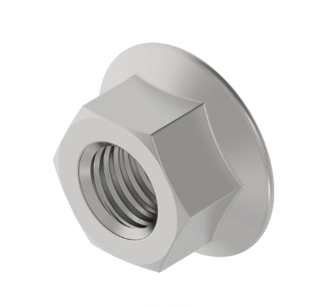 M10 FLANŞLI SOMUN(Hexagonal Lock Nut, M10)   E63526
