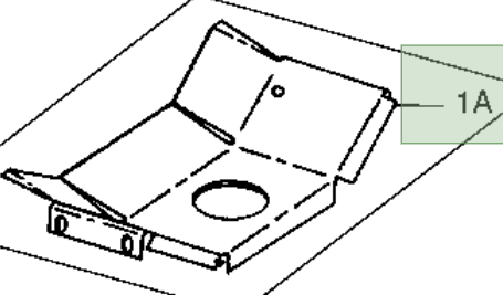 (A) FAN KAYIŞI KLAVUZ TERTİBATI (Fan Belt Guide Assembly) AN274632