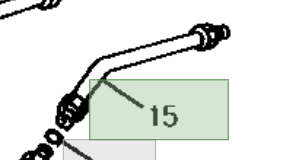  HİDROLİK FREN BORUSU (Right Side Brake Oil Line) AH128841
