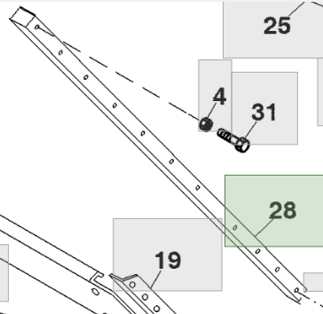 SEPET DESTEK BORUSU (Basket Support Structural Tube) AN274633