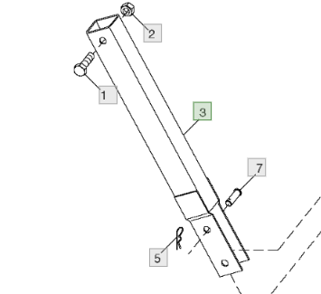 KAPAK KOLU (Lid Linkage Assembly Arm) AN272057