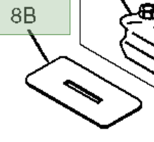 (B) KAPAK (Steering Post Latch Cover) N221368