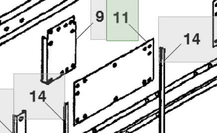 ÜST ARKA ORTA SEPET SACI (Upper Rear Center Basket Sheet) N198158