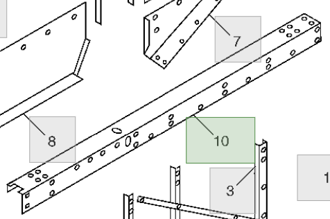 SEPET ARKA DİREK (Basket Rear End Beam) N278697
