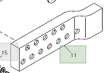 DİNGİL BAĞLANTI ELEMANI  (Steering Cylinder Anchor, Right Side) N275030