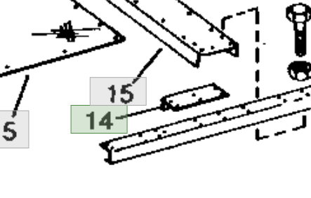 ARKA DESTEK DEMİRİ (Rear Auger Support Angle) N197929