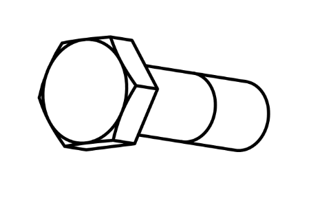 CİVATA (Hexagonal Head Screw, M16 X 50) 19M7409